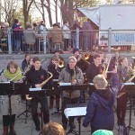 sorgten für beschwingte Laune und gute Musik: die Big Band der Musikschule in Wismar